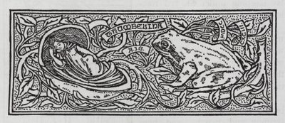 HC Andersen: Tommelise (litho) af Arthur Joseph Gaskin