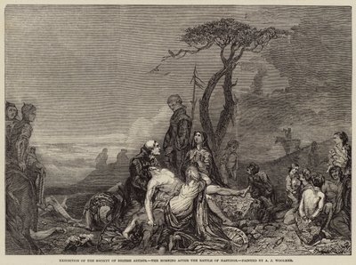 Morgenen efter slaget ved Hastings af Arthur Joseph Woolmer