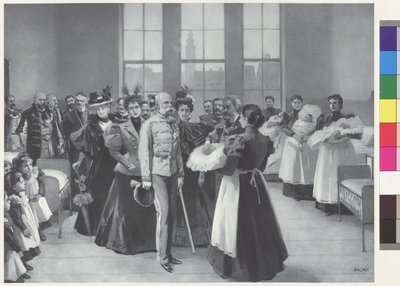 Kejser Franz Joseph med følge af Arthur Lajos Halmi