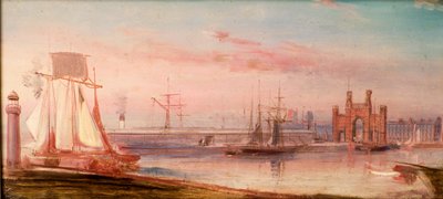 Earl Grey Dock, med skib 
