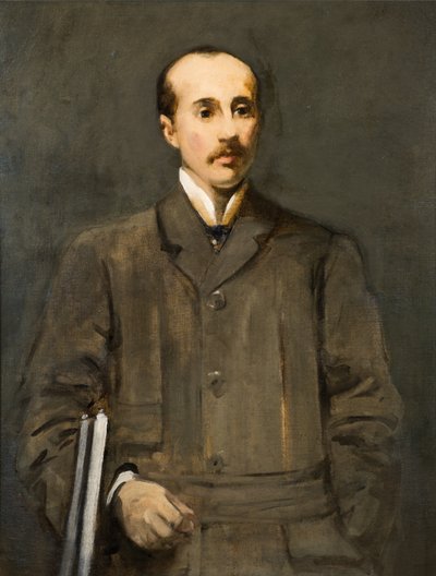 Et portrætstudie [J Martin White] af Arthur Melville