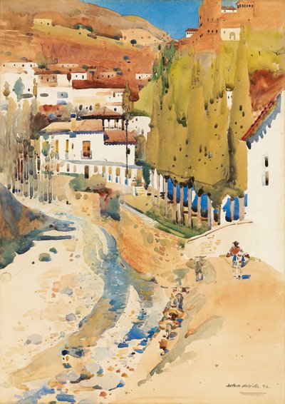 The Valley of the Darro, 1893 af Arthur Melville