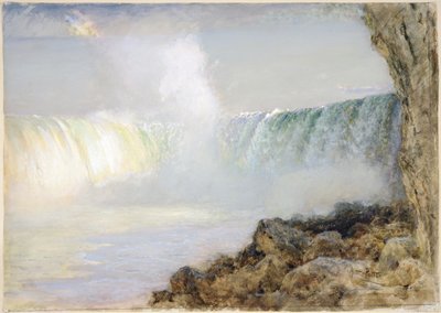 Niagara Falls (wc på papir monteret på ragboard) af Arthur Parton