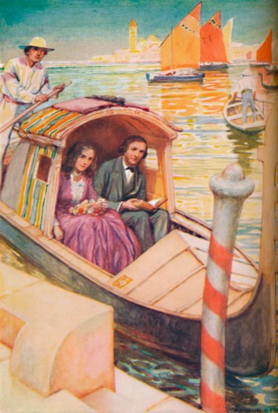 The Brownings i Gondola City, c1925 af Arthur Percy Dixon