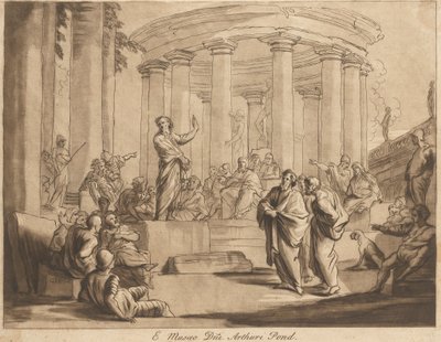 Uden titel: Klassisk scene af Arthur Pond