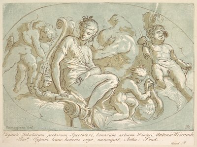 Venus omgivet af Putti, ca. 1735. af Arthur Pond