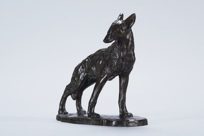 Alert Coyote (bronze) af Arthur Putnam