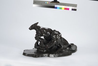 Kænguru og hund af Arthur Putnam
