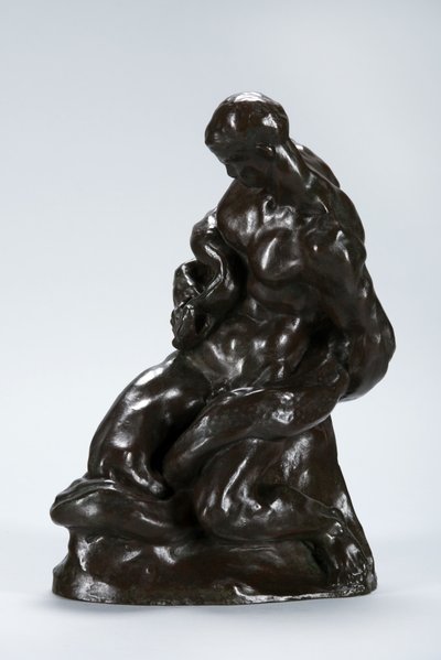 Mand og slange af Arthur Putnam