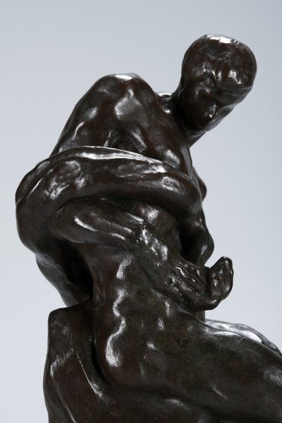 Mand og slange af Arthur Putnam