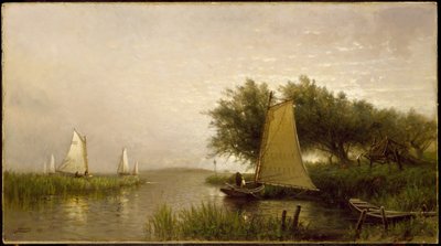 På Synepuxent Bay, Maryland, 1876 af Arthur Quartley