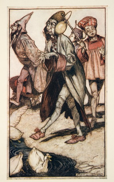A Laputian Gentleman Taking a Walk, fra Gulliver