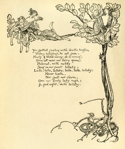 En skærsommernats drøm af Arthur Rackham