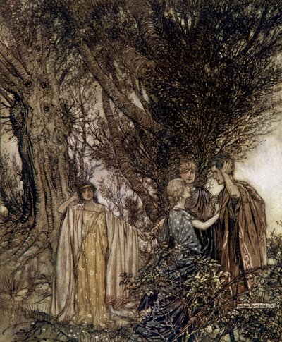 En skærsommernats drøm af Arthur Rackham