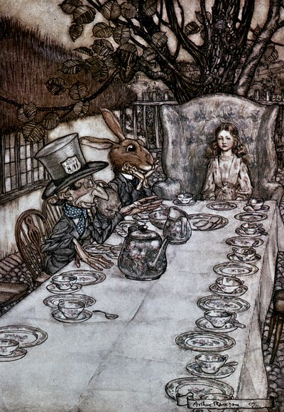 Alice i Eventyrland, 1917 af Arthur Rackham