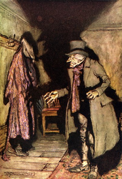 Charles Dickens s A Christmas Carol af Arthur Rackham