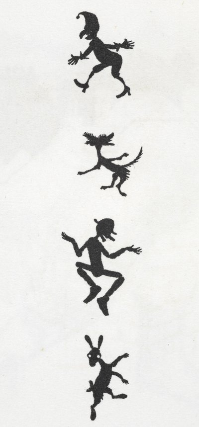 Nisser og hunde af Arthur Rackham