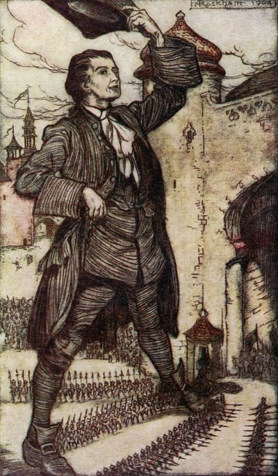 Gullivers rejser af Jonathan Swift af Arthur Rackham