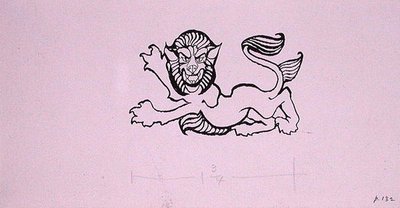 Heraldic Lion, illustration til 