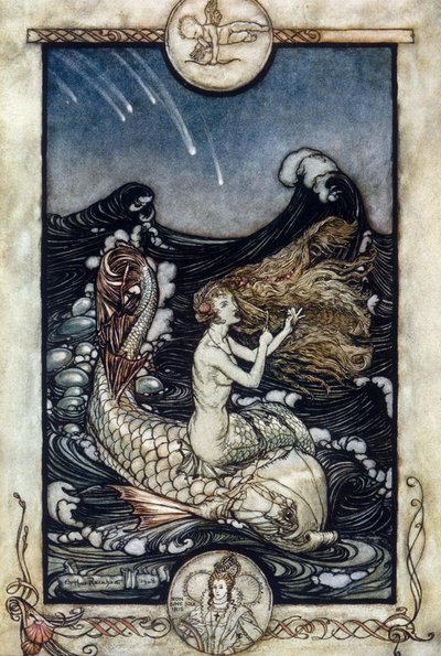 Illustration af Arthur RACKHAM (1867-1939) til Drømmen om en sommernat af William SHAKESPEARE af Arthur Rackham