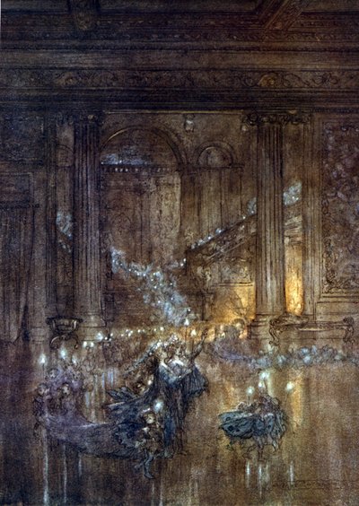 Illustration af Arthur RACKHAM (1867-1939) til Drømmen om en sommernat af William SHAKESPEARE af Arthur Rackham