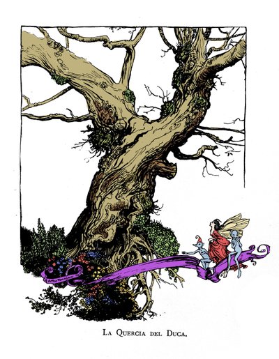 Illustration til Drømmen om en sommernat af William SHAKESPEARE af Arthur Rackham