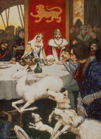 Kong Arthurs bryllupsfest af Arthur Rackham