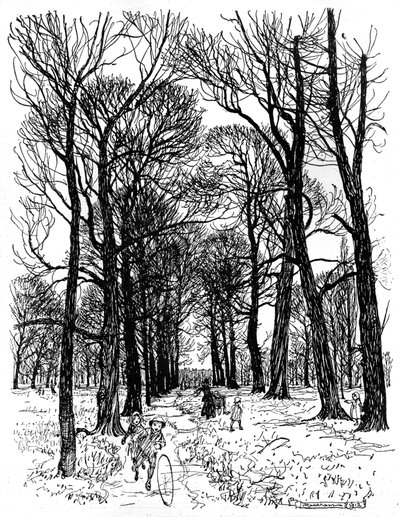 Peter Pan i Kensington Gardens af Arthur Rackham