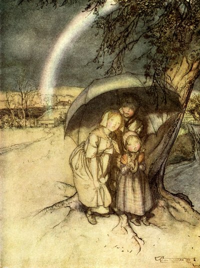 Regn, regn, gå til Spanien af Arthur Rackham