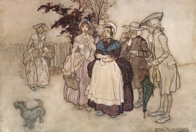Rip Van Winkle, 1907 af Arthur Rackham
