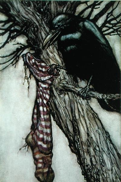 The Crow, illustration fra 