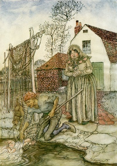 Fisken og Ringen af Arthur Rackham