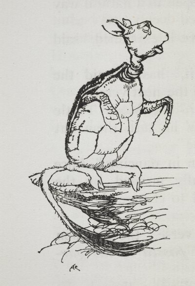 Den falske skildpadde af Arthur Rackham