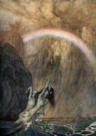 Rhinegold Das Rheingold af Arthur Rackham