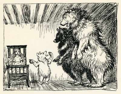 De tre bjørne af Arthur Rackham