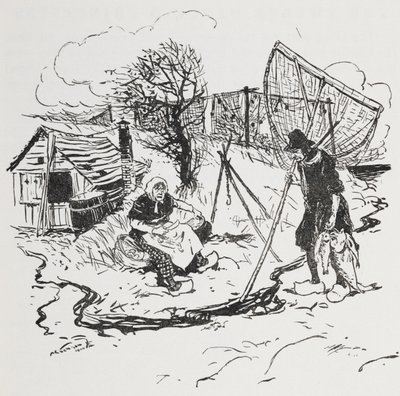 Fiskeren og hans kone. af Arthur Rackham