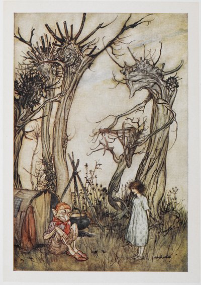 Manden i ørkenen af Arthur Rackham