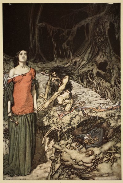 Grimhilde, Hagens mor, bejler fra 