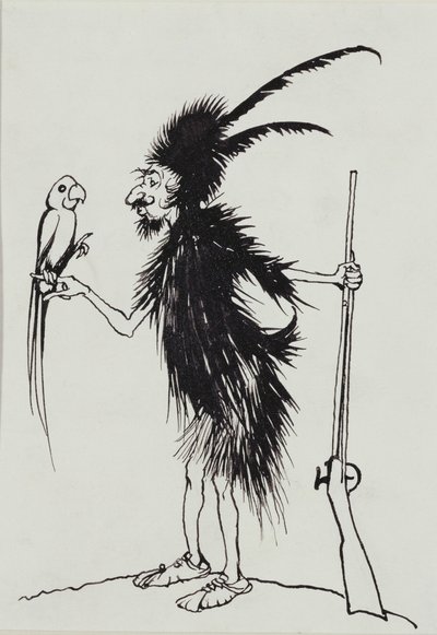 Ting-a-Ting Tang Stakkels gamle Robinson Crusoe af Arthur Rackham