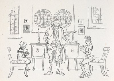 To børn og deres skoleholdere af Arthur Rackham