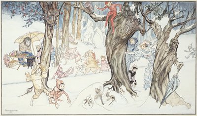 Vinterfest, 1924 af Arthur Rackham