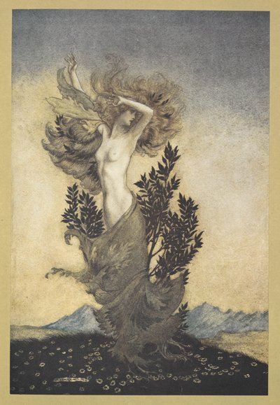 ... som Daphne var, rodbundet, der flygtede fra Apollo