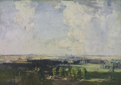 Amiens, vestens nøgle, 1928 af Arthur Streeton
