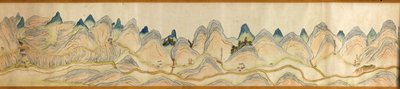 16.000. leveret. Orienteret med nord til højre. Relief vist billedmæssigt. Fugleperspektiv. Dækker Wei-floden i Baoji Xian, Shanxi Sheng til Shu Dao i Shanxi-Sichuan grænsen. Viser bebyggelser, rastepladser, stationer, kroer, templer, bjergpas, walle af Arthur W. Hummel