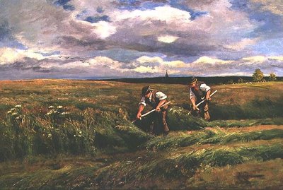 Høhøsten af Arthur Walker Redgate