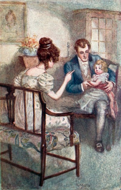 Illustration til Emma af Jane Austen af Arthur Wallis Mills