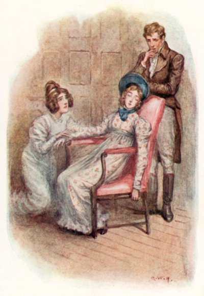 Illustration til Emma af Jane Austen af Arthur Wallis Mills