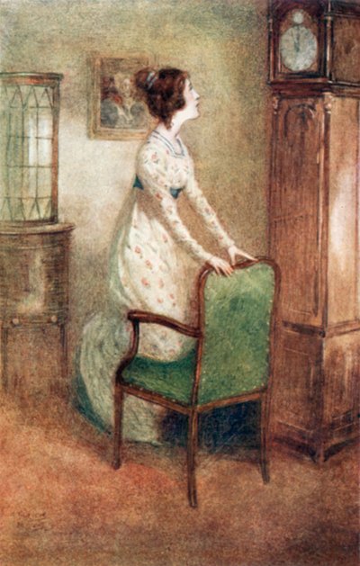Illustration til Northanger Abbey af Jane Austen af Arthur Wallis Mills