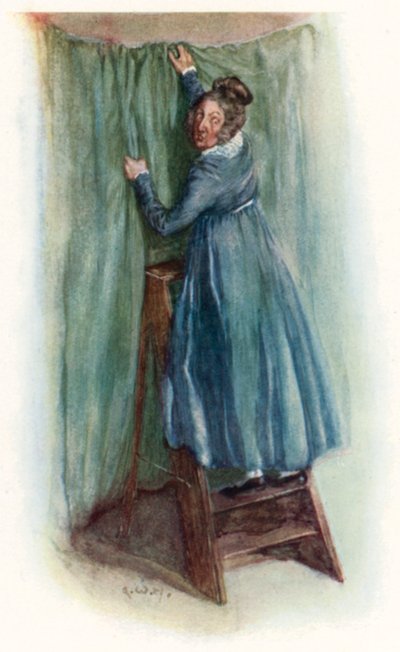 Illustration til Northanger Abbey af Jane Austen af Arthur Wallis Mills