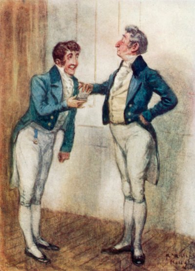 Illustration for Persuasion af Jane Austen af Arthur Wallis Mills